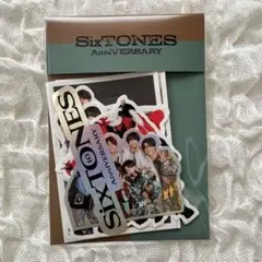 SixTONES アニバーサリー ミニフォト&ステッカー 集合 ロゴ - メルカリ