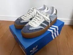 試着のみ】ADIDAS バッドバニー キャンパス レザー 本革 厚底 26 