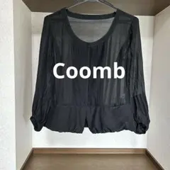 お値下げ中！Coomb シアーブラウス　黒￼