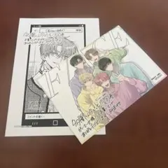 多聞くん今どっち 16巻 特典L判ブロマイド & イラストペーパー