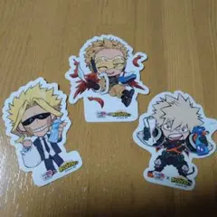 ヒロカアアニメキャラクターシール3枚セット