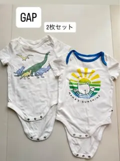 GAP 半袖ロンパース 2枚セット 70cm 6-12ヶ月