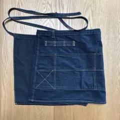 デニム 腰巻き エプロン　カフェエプロン