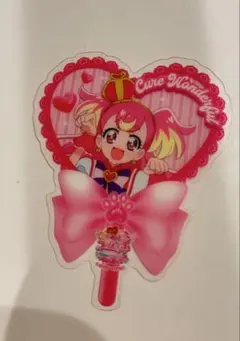 映画　キミとアイドルプリキュア♪ 特典 うちわ型クリアカード　キュアワンダフル