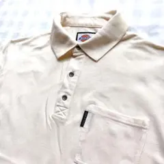 Dickies ポロシャツ クリーム色 Mサイズ