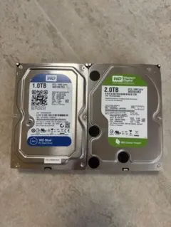 WD Caviar Green 2TB ウエスタンデジタル Blue 1TB