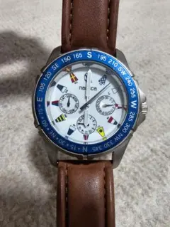 【美品・純正革ベルト】NAUTICA ノーティカ 腕時計 フラッグインデックスのサムネイル