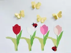 【asamama様 オーダー専用ページ】壁面飾り ちょう 立体 8匹