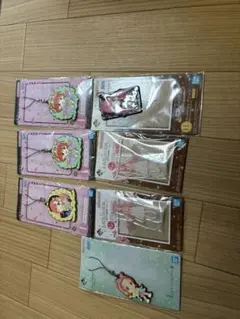 アクリル製キャラクターストラップ6個セット