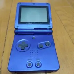 ゲームボーイアドバンスSP 青　カセット付き　ジャンク品として