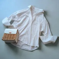 美品♡RCWB ロデオクラウンズワイドボウル COTTONシャツ オーバーサイズ