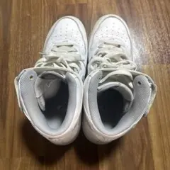 エアフォースワンハイカットホワイトグレー【26.5】