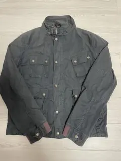 ブラック ミリタリージャケット