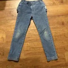 スラップスリップ　後ろフリフリデニム　ガールズ　130