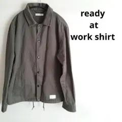 ready at work shirt♡コーチジャケット　アウター　薄手　　綿