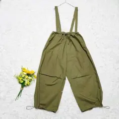 【サマンサモスモス】サロペット ワイドパンツ