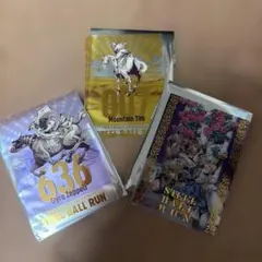 ジョジョキャラバン2 箔押しクリアカードコレクション B 3枚セット