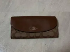COACH財布 PVCレザー ブラウン