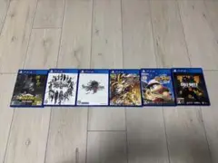 PS4ゲームソフト6本セット
