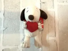 SNOOPYマスコット ピンク×ハート　スヌーピー