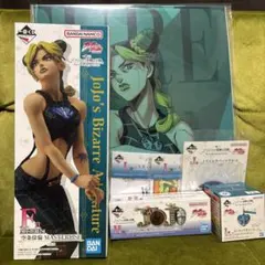 一番くじ ジョジョの奇妙な冒険 F賞空条徐倫 H賞LOGOコレクション 6部