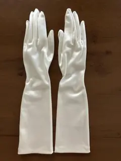 サテン ロンググローブ ウェディング