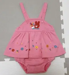 ミキハウス ロンパース オーバーオール サロペット ダルマオール ベビー服