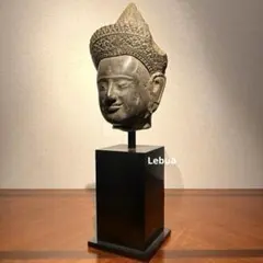 Angkorバイヨン『Antefix』仏陀石像　800年前　　　仏教美術 Angkorバイヨン『Antefix』仏陀石像 800年前 仏教美術 - メルカリ