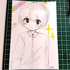 手描きイラスト　萌え絵