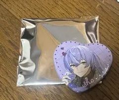 にじさんじ　星導ショウ　バレンタイン　ハート缶バッジ