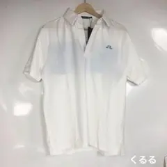 J.LINDEBERG ジェイリンドバーグ ゴルフポロシャツ メンズL 白 半袖