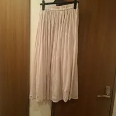 Samansa Mos2 フレアスカート ライトグレー