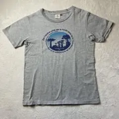 【訳あり】AIGLE エーグル プリント Tシャツ グレー XSサイズのサムネイル