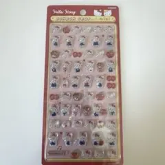正規品 サンリオ ボンボンドロップシールミニ ハローキティ レッド