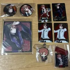 ツイステッドワンダーランド エース 缶バッジ 色紙 ウェハース カード