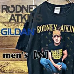 C98【GILDAN】プリントTシャツ【メンズM】ブラック