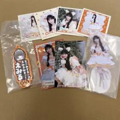CUTIE STREET 川本笑瑠 一番くじ 刺繍クリップ、アクスタ、ステッカー