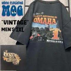 00s USA製《US古着》ハーレーダビッドソン Tシャツ メンズXL-2XL