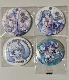 Anique 四季の移ろい 雪ミク 缶バッジ
