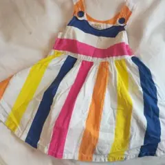 moujonjon マルチボーダー ワンピース 90cmのサムネイル