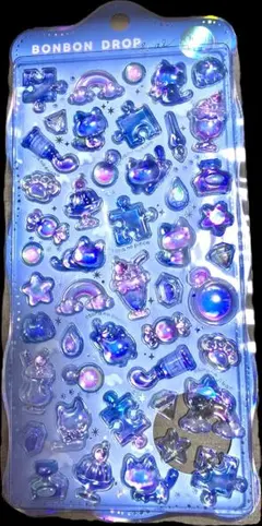 【正規品】ボンボンドロップシール ボンドロ そらねこ オーロラ
