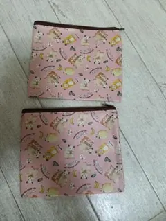 助六の日常 ポーチ 2個セット ピンク