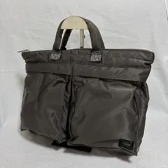 【希少】PORTER タンカー　シルバーグレー　ハンドバック