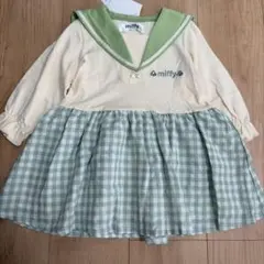 新品⭐︎ バースデイ　ミッフィー　セーラー襟ワンピース　80
