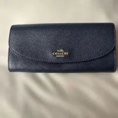 COACH ネイビー 長財布