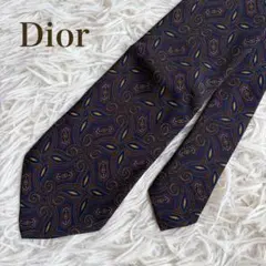 Christian Dior ディオール ネクタイ ペイズリー シルク100%