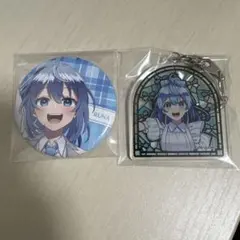 カラフルピーチ/るなさん/ワンダーランドアクリルキーホルダー/ぱらぴち缶バッジ