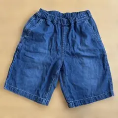 UNIQLO キッズ デニムハーフパンツ 140cm