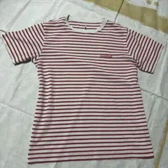 モンベル　半袖Tシャツ　150 ストライプ