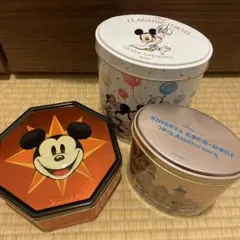 ディズニーストア　お菓子の缶 3個セット